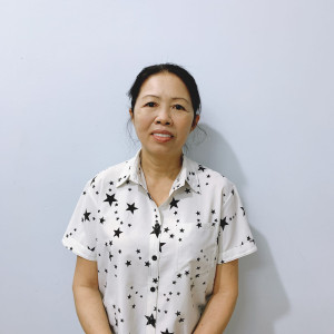 Chị Tươi sinh 1973 quê Tiền Giang nhận việc chăm bé - giúp việc nhà.