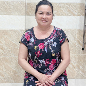 Cô Chí A Mùi , sinh năm 1977 , quê  Ninh Thuận