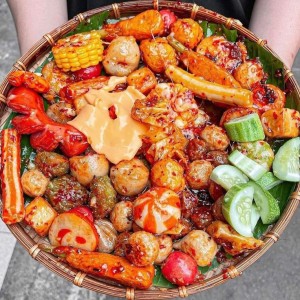 Cần Nam Phụ Quán Bán Cá Viên Chiên , Đồ Ăn Vặt Ở Ngay Chung Cư Sunrise View Quận 7