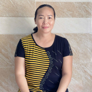 Chị Hạnh sinh 1981 quê Châu Thành - Bến Tre nhận việc ăn ở lại