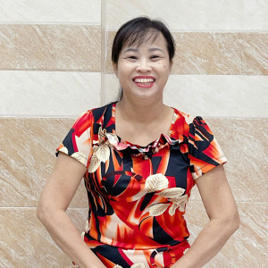 Chị Lẹ quê Trà Vinh  có 25 năm kinh nghiệm chăm bé từ sơ sinh đến lớn