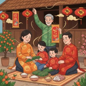 Nhà mình ở Biên Hòa cần một cô giúp việc về dọn dẹp, cơm nước  mấy ngày Tết.