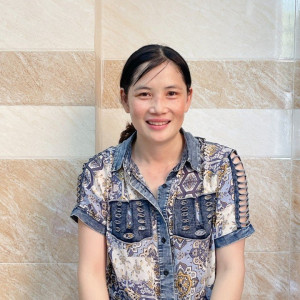 Chị Quyên 36 tuổi người Đồng Tháp nhận việc giúp việc nhà phụ chăm bé