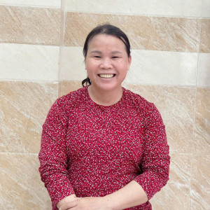 Chị Lý tính tình hiền lành dễ mến nhận việc ăn ở lại