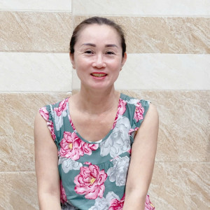 Cô Bùi Thị Chiếu, sinh năm 1972, quê Vĩnh Long.