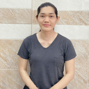 Chị Thương quê Quảng Bình chuyên chăm bé