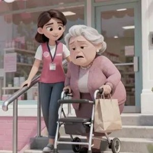 Tìm người chăm bà bị đau khớp, đi bằng gậy, ở đường Nguyễn Xí, Bình Thạnh.