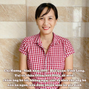 Chị Hương - Sinh năm 1978 - Quê quán: Vĩnh Long
