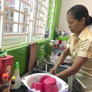 Cần chị nấu ăn, dọn dẹp (bao ăn ở lại ).45 tuổi đổ lại, Nhà ở quận 6.