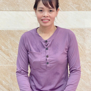 Chị Lài, sinh 39 tuổi quê Bến Tre muốn tìm được một công việc bao ăn ở lại