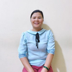 Chị Xuân quê Tiền Giang nhận giữ trẻ dọn dẹp nhà cửa