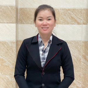 Chị  Đào 37 tuổi người miền Tây nhận giúp việc nhà phụ chăm bé