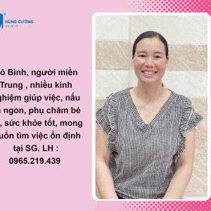 CHỊ NGUYỄN THỊ BÌNH – 1977, QUÊ HÀ TĨNH