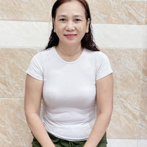 Cô Phạm Thanh Hiền, 53 tuổi, quê ở Kiên Giang_kinh nghiệm 10 năm trong giúp việc nhà, chăm sóc bé và người già