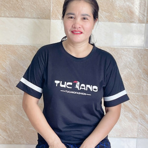 Chị Thìn, 48 tuổi, người miền Trung, nhận công việc giúp việc nhà, chăm bé, chăm ông bà.