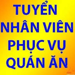 Công việc phụ quán đi làm ngay: