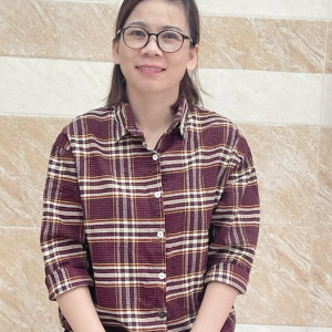 Chị Hảo quê Bến Tre, có 4 năm kinh nghiệm chăm ông bà